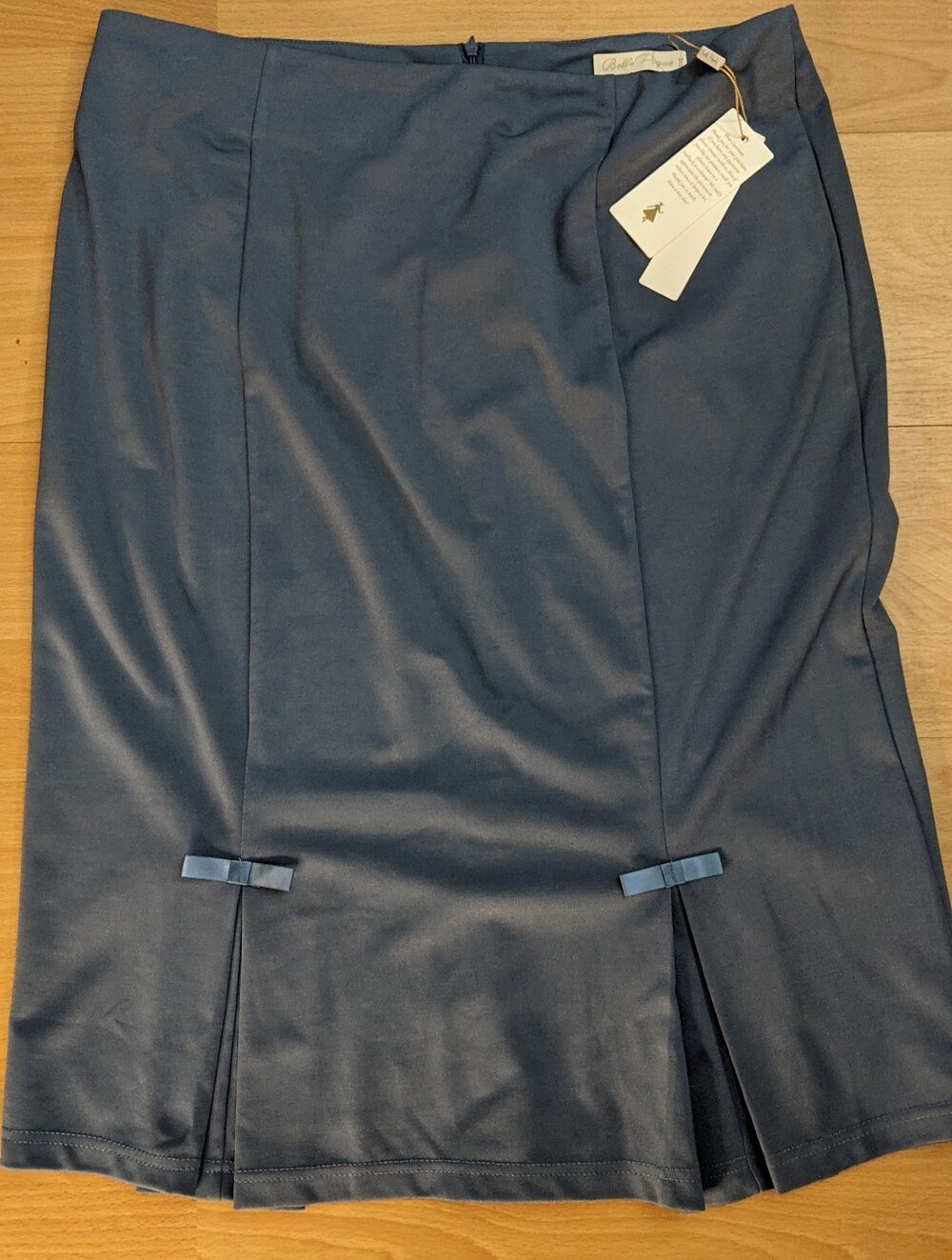 Classic Slate Pastel Blue Women’s Skirt